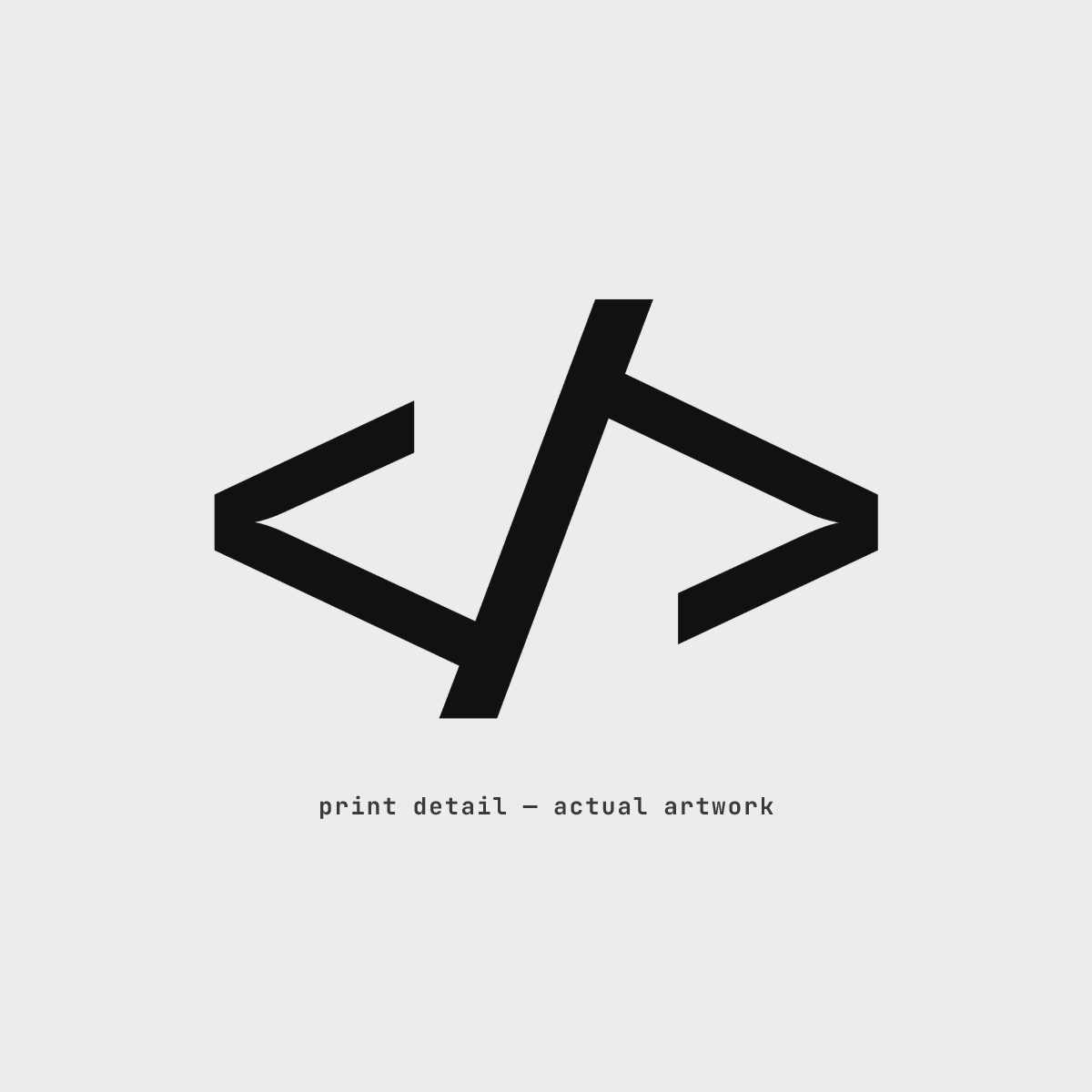 </> Chest Mark Tee